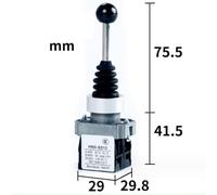 Rotary Rocker Cross Toggle Joystick Controller Switch 1PC Self resetting with 2NO 4NO Electrical Contact Positions (2 Position Latching)