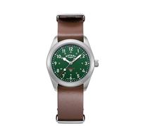 Rotary 1895 Commando Field Green Dial Brown Leather Watch GS05535/56
