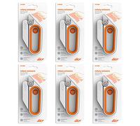 Rotary Scissors Cutting Tool by Slice, Bladeless Scissors, 10598 Ambidextrous Cutter Ideal for Cutting Gift Wrap, Gift Basket Cellophane, Paper 6 Pack