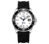 Rotary Seamatic Automatic 300m (42mm) White Dial/Black Silicone Strap GS05430/06