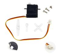 Rotary servo, 1 set, 1.7 gram class, with 1.00 mm JST connector, 110 mm cable length, Low Voltage Mini Digital Servo, Slow Flyer RC electronic elevator, aileron, rudder, kit aircraft accessories