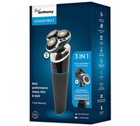 Lloytron - Paul Anthony Lithium Pro 3 Usb Wet & Dry Rotary Shaver With Beard Trimmer, black