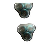 Rotary Shaver Replacement Head，Compatible for Noreclo， Series 7000 Razor 7500 7530 S7370 S7200 Series 8000 S8800， SH70/71 Shaver Head(2pcs)