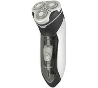 Rotary Shaver Titanium Steel 3-Headed USB Rechargeable Silver/Black Travel Size