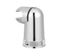 Rotary Shower Mounting Bracket for Handheld Heads, ABS Silver | Bathroom Use, Lightweight Holder Design, Can be Placed Anywhere, Holds Head Lower for Parents and Boys and Girls