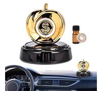 Rotary Solar Aromatherapy for Car, Solar Air Freshener for Car | Solar Rotary Car Oil Diffuser,Fruit Design Oil Diffuser,