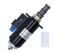 Rotary Solenoid Valve Brake 121-1490, Excavator Parts Accessories for CAT E320B E320C E320D E330 E325B, DC24V Rotary Brake Solenoid Valve with Durable Steel Shell