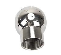 Rotary Spray Ball, 1pc SS 304 Sanitary Fix for Tank Cleaning - Female BSPT Thread, High-Temperature & Pressure Resistance(0.5 in)