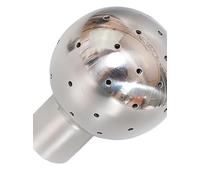 Rotary Spray Ball, 1pc SS Sanitary Fix for Tank Cleaning - 360° Coverage, BSP Female Thread, Ideal for Home Brewing(3/4In Sus316L)