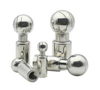 Rotary Spray Ball BSP1/4 "3/8" 1/2 "3/4" 1 "-2" SS304/SS316L Stainless Steel Internal Thread Sanitary Rotating Spray Ball CIP Tank Cleaning Head(SS304,1")