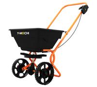 Rotary Spreader Seed Fertiliser Grass Gritter Salt Lawn Garden 25KG