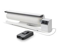 Rotary Steam Press Machine with Touchscreen and Foot Pedal Control for Efficient Ironing of Clothes Garments and Linens