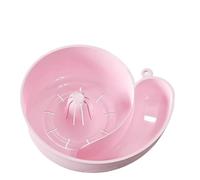 Rotary Strainer Bowl, Snail Shaped Drip Basket, Pink Rotating Berry Washing Bowl, Multifunctional Hole-Free Hanging Strainer, Food Colanders Kitchen Appliances for Fridge Tap Sink Salad Spinners