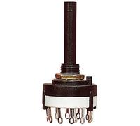 Rotary Switch, 14 Tags, 2 Pole, 6 Way