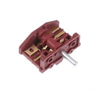 Rotary Switch 3 Position 250V 16A Selector for Oven Stove - Heavy Duty Cam Changeover with 6 Terminals PA66 Base 50x50mm