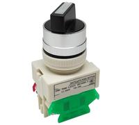 Rotary Switch Button 22mm 4 Screws Terminals 2 Way Small Size Position LAY7 LAY37 Y090-11X2 1Pcs(LAY37-11X2)