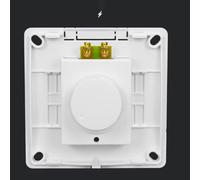 Rotary Switch Fan Speed Controller 86MM with Stepless Adjustment for Multiple Settings in Home, Garage, School, Office; Flame Retardant PC Panel, 220V, 10A