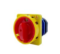 Rotary Switch Knob Two Position On-off 2 Poles Ui 690V 25A Padlock Changeover Cam Power Cut Off HZ12A-25/01 RRBXXUYN