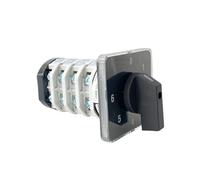 Rotary switch YMZ12-32/4 electrical Combination Changeover cam switch 32A 4 pole 0-6 position sliver contacts high voltage IDGTTLDF