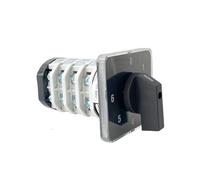 Rotary Switch YMZ12-32/4 Electrical Combination Changeover cam Switch 32A 4 Pole 0-6 Position Sliver Contacts high Voltage
