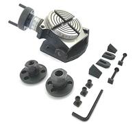 Rotary Table (4"/100 mm Tilting, ER16 & 20 Collet Adaptor with M6 Clamp Kit)