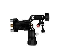 Rotary Tattoo Machine One Touch Hit Adjuster Direct Drive Powerful Tattoo Machine(Svart)