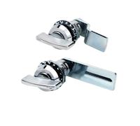 Rotary Tongue Lock, Lock Plate Automatic Cabinet Door, Retractable and Adjustable MS816-30X Industrial Cabinet Lock 1Pcs(Bends)