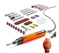 Rotary Tool, 6 Speeds Rechargeable, Sander and Engraver - Mini Rotary for Crafts Electronic Repair, for Crafts, Model Restoration, Elect Repair