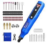 Rotary Tool 80Pc Accessory Set, Cordless Rotary Tool 5 Variable Speed 3000-18000RPM, Ideal for DIY Projects, Woodwork, Hobby Craft & Rotary Multi Tool Compatible with Storage Bag Included