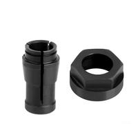 Rotary Tool Adapter Holder for Engraving Machine and Wood Router, M22 Nut with 12mm Collet, Carbon Steel Chuck Converter, 2 pcs