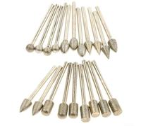 Rotary Tool Bits 3mm Shank,Emery Grinding Heads For Stone