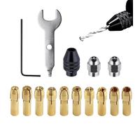 Rotary Tool Collet Nut Set | Rotary Tool Holding Chuck | Heavy Duty Steel Clamping Nut Kit, Tool For Boyfriend, Dad, Mari