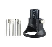 Rotary Tool Cutting Guide Set for Engraving Chamfering Slotting Rotary Router Milling Cutter Attachment Straight Hole Drilling