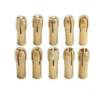 Rotary Tool Mini Drill Chucks 10pcs Brass Adapters with 4 Claw Grip for Secure Holding and Material Compatibility (4.8mm)