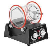 Rotary Tumbler Polisher - 2000rpm High Speed for Light & Nonferrous Metals, 900g Capacity for Precision Parts Jewelry Cleaning