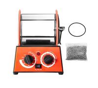 Rotary Tumbler Polisher for Metal Parts, Rocks, Crafts - DIY Surface Finishing Machine with Multiple Drum Capacities