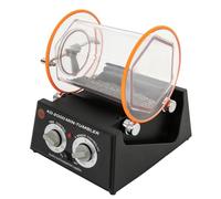 Rotary Tumbler Polishing Machine for Jewelry, Rocks, Stones, and Coins with Adjustable Speed and Timer for Professional Finishing