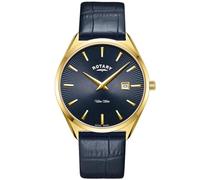 Rotary Ultra Slim Gents Watch (GS08013/05 Blue Dial)