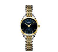 Rotary Ultra Slim Two Colour Navy Dial Watch LB08011/05