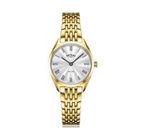 Rotary Ultra Slim Women's Yellow Gold Tone Bracelet Watch