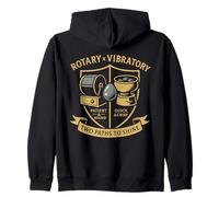 Rotary Vibratory Two Paths To Shine Zip Hoodie