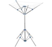 Rotary Washing Line Airer 4 Arms 14m Folding Adjustable Camping Washing Line Clothes Dryer Outdoor Rotary Clothes Dryer With 4 Stable Legs