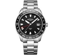 Rotary Watch Henley GMT Mens - Black RTY-836