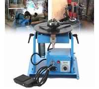 Rotary Welding Positioner, 180mm Welding Turntable, 0-90° Welding Rotary Table with 65mm Chuck (10KG) for Cutting, Grinding, Assembly, Testing