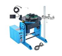Rotary Welding Positioner 30KG,80w Portable Welder Positioning Machine, 0-90° Welding Positioning Turntable Table Annular Weld Adjustable Speed 1-12RPM, for Welding Displacement Rotary Work