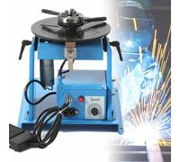 Rotary Welding Positioner Table, 90° Rotary Table for Welding, 180mm Turntable with 65mm Chuck for Precision Welding and Displacement Rotational Work
