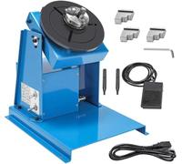 Rotary Welding Positioner Turntable， 90o Welding Rotary Table， 5/10kg Semi-Automatic Welder Mini Table ， 2.5" 3 Jaw Lathe Chuck 2-10rpm