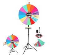 Rotary Wheel, Adjustable, Reusable, Portable Rotary Tool, Winning Wheel Turntable - For Birthday, Carnival, Party, Classroom, Shopping Event, Indoor, Outdoor Use
