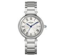 Rotary Ladies Heritage Pale Silver Dial Stainless Steel Bracelet Watch