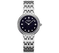 Rotary Women's Kensington Blue Sparkle Dial Stainless Steel Analogue Watch LB00400/67